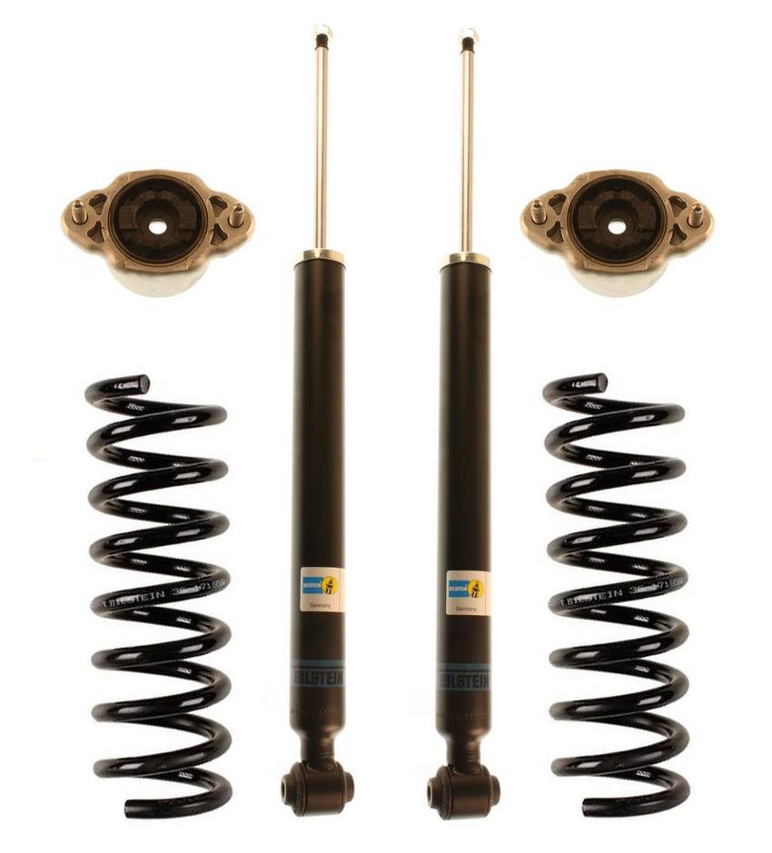 Mercedes Shock Absorber and Coil Spring Assembly - Rear (Standard Suspension) (B4 OE Replacement DampMatic) 2073204630 - Bilstein 3817071KIT